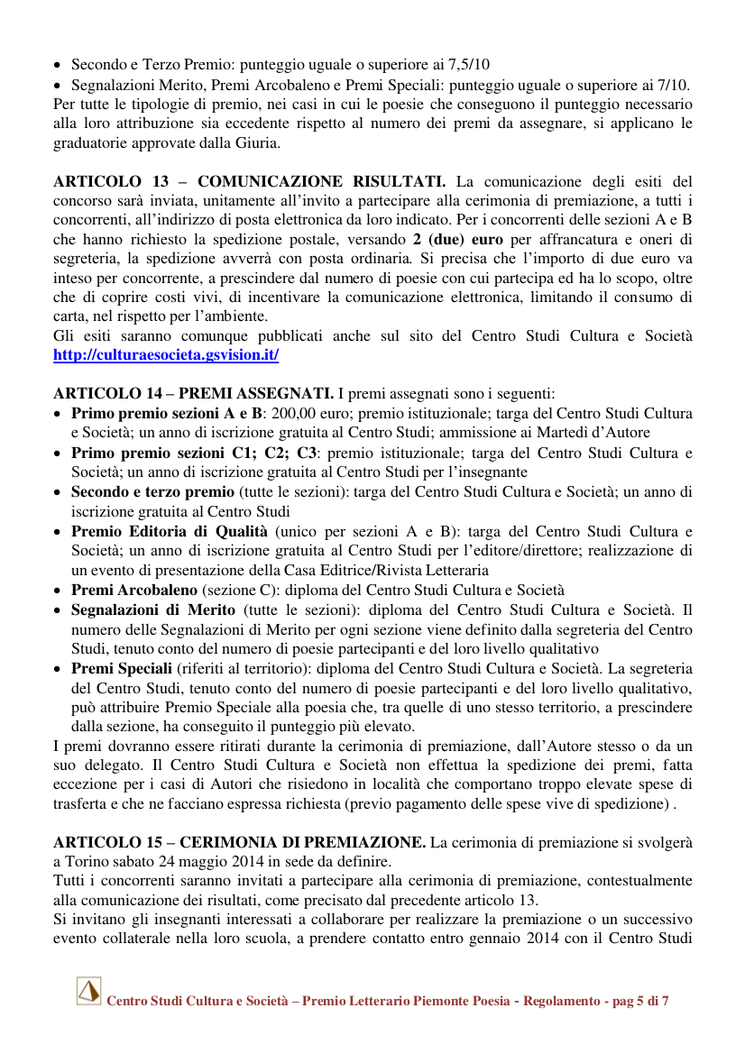 piemonte poesia
