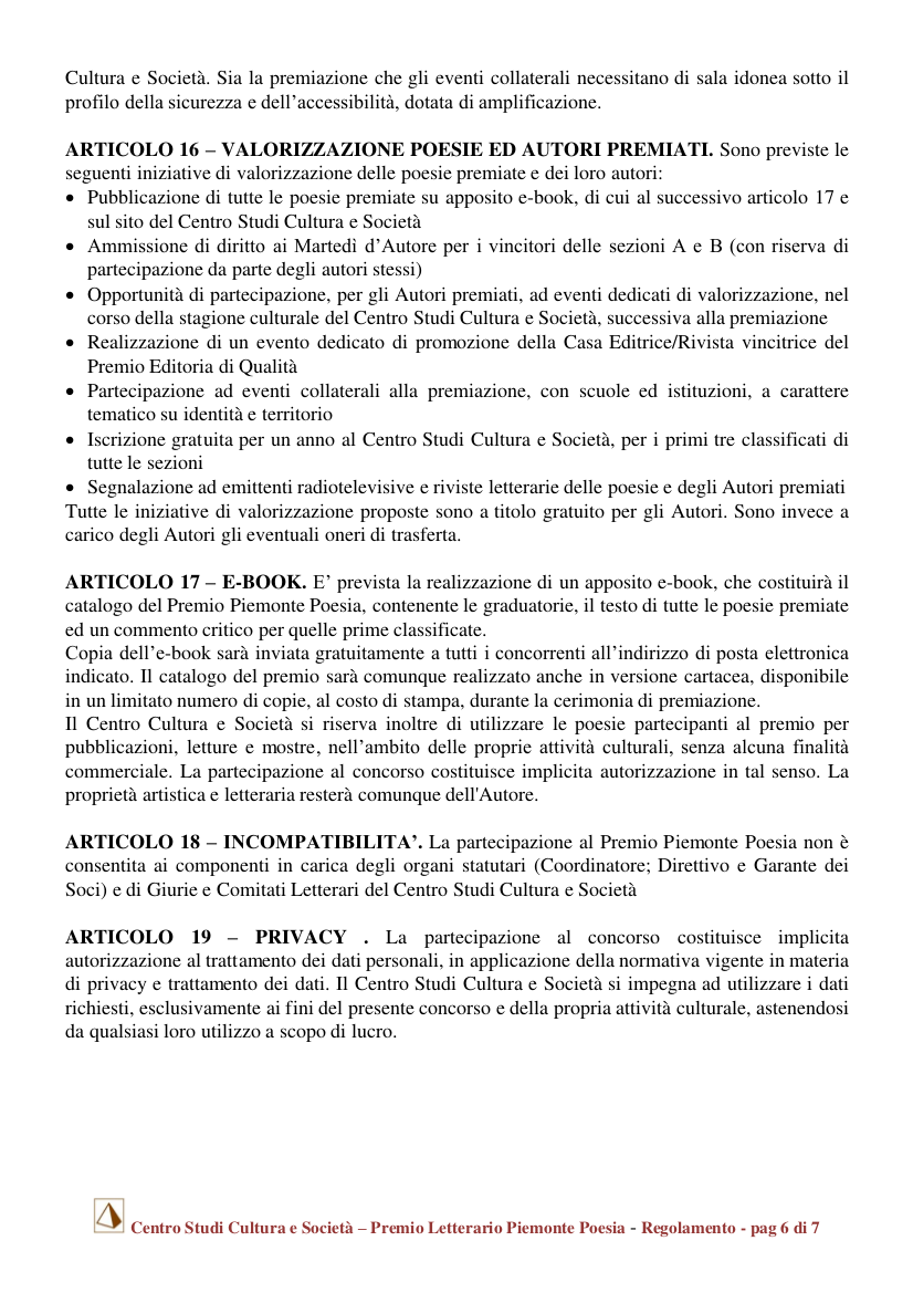 piemonte poesia